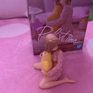 Bandai Relax Time Figure with Yellow Pillow